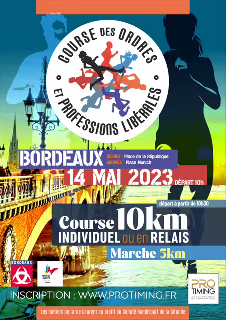 Affiche d'événement créée par ProTiming